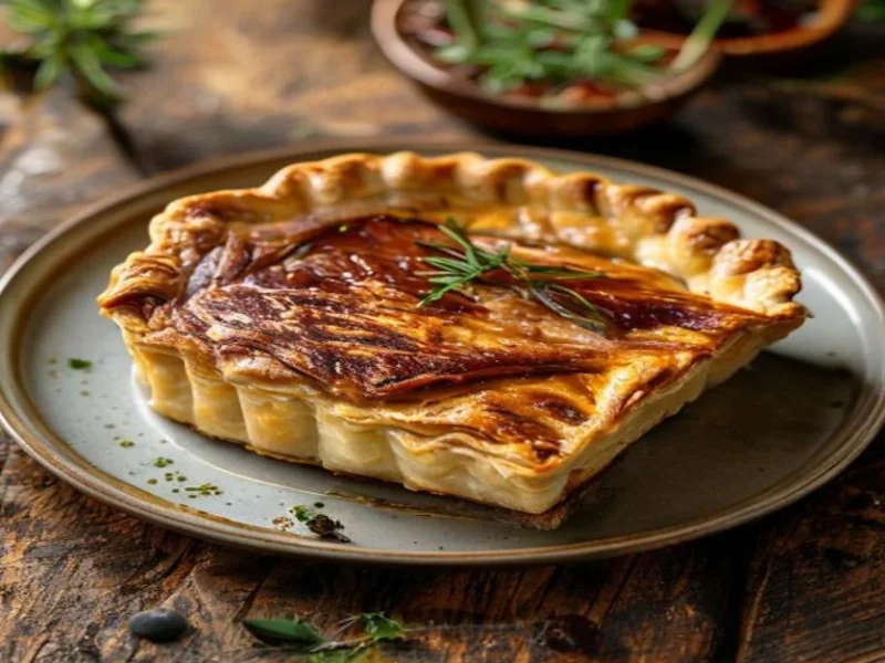 Meat Pie Australiana — receta de cocina اختياري
