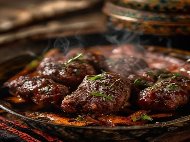 Merguez a la parrilla marroqui — receta de cocina Marroquí