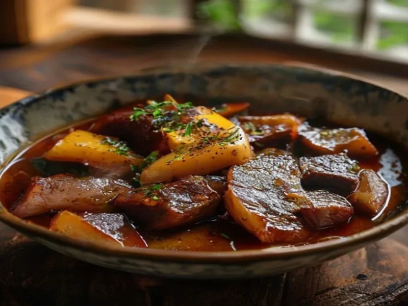 Nikujaga casero japones — receta de cocina Japonesa