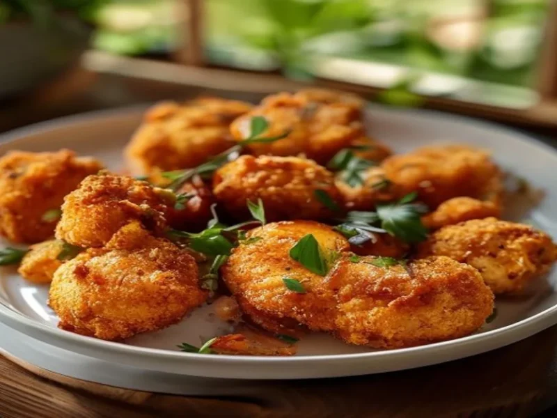 Nuggets caseros air fryer — receta de cocina Internacional