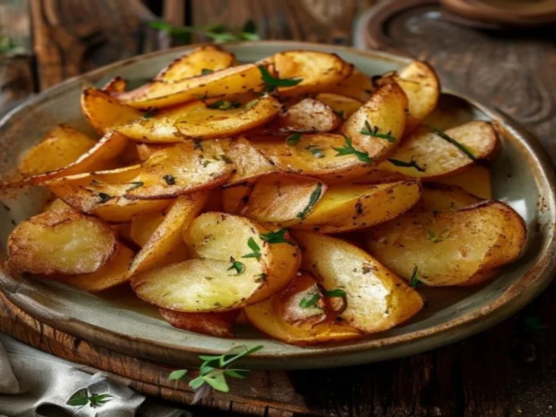 Patatas fritas crujientes air fryer — receta de cocina Mediterránea