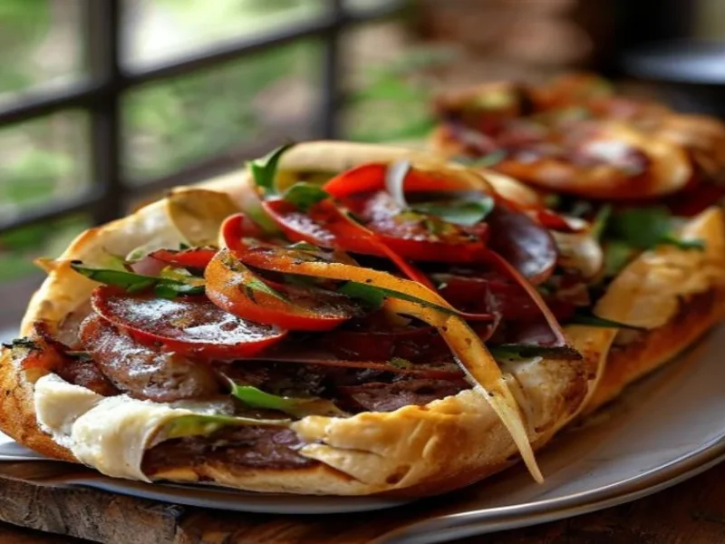 Philly cheesesteak autentico — receta de cocina Internacional