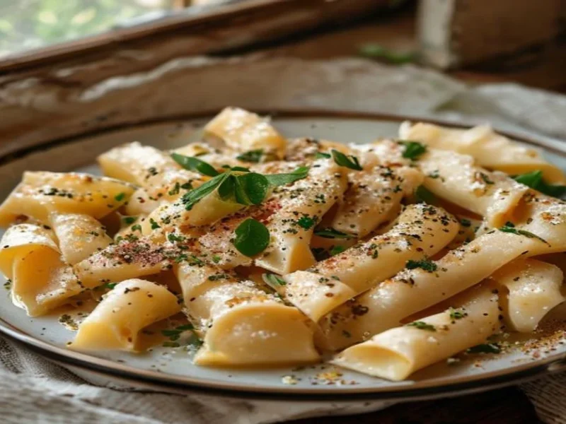 Pici Cacio e Pepe — receta de cocina Italiana