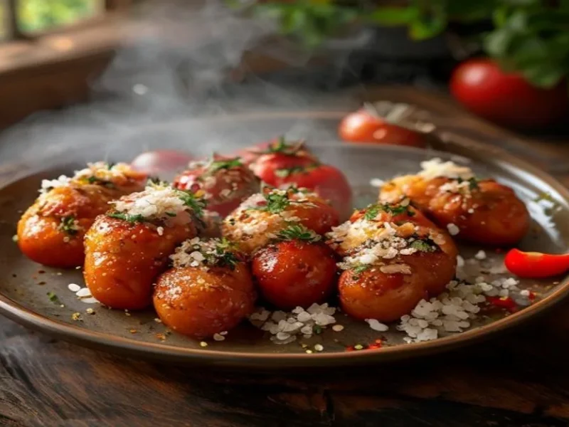 Pimientos rellenos air fryer — receta de cocina Mediterránea