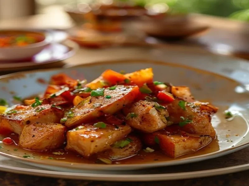 Sweet and Sour Chicken — receta de cocina International