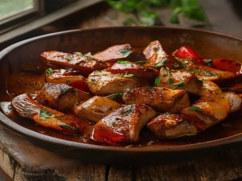 Chilindron Chicken — receta de cocina Mediterranean