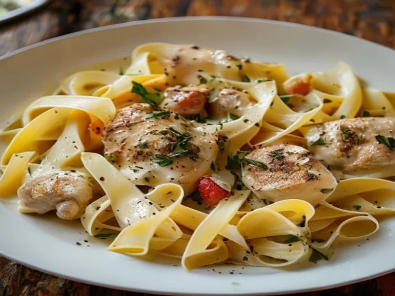 Chicken Alfredo — receta de cocina International