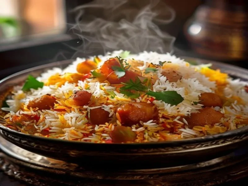 Pollo Biryani Hyderabadi — receta de cocina India