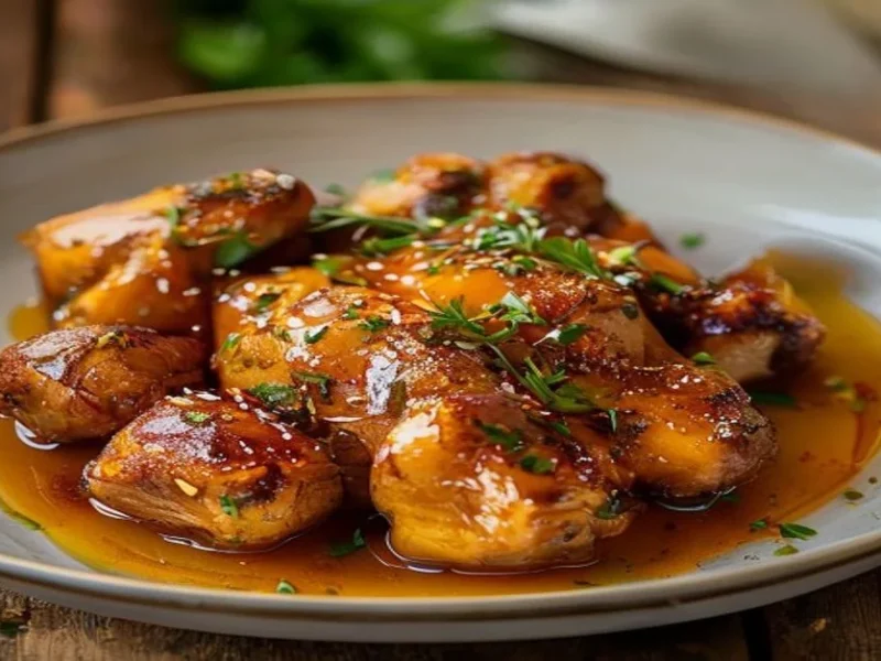 Honey Mustard Chicken — receta de cocina International