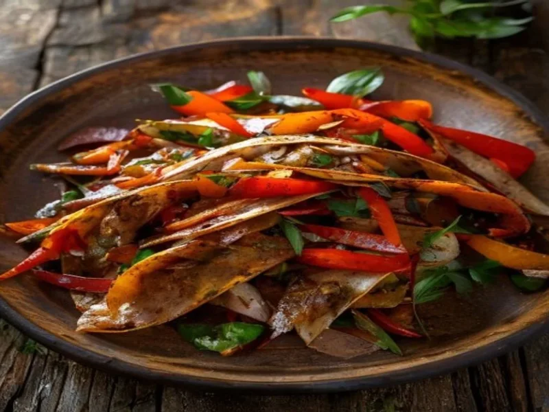 Chicken Fajitas — receta de cocina Mexican