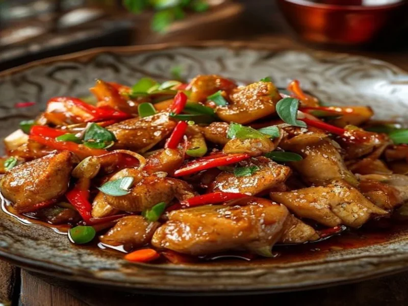 Pollo Kung Pao — receta de cocina Asiática