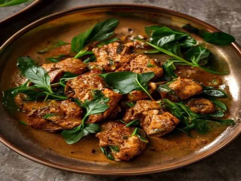 Pollo Saag — receta de cocina India