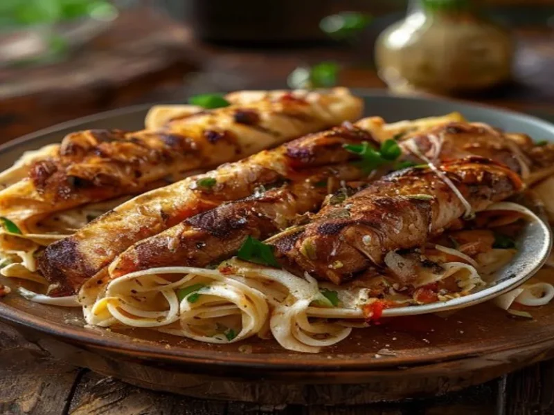 Pollo Shawarma — receta de cocina Mediterránea