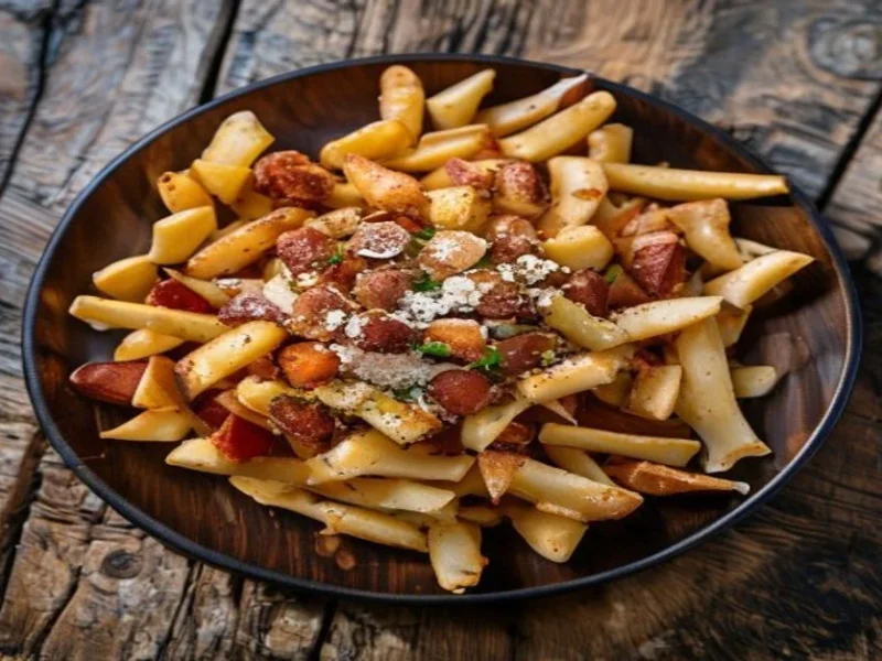 Poutine — receta de cocina Internacional