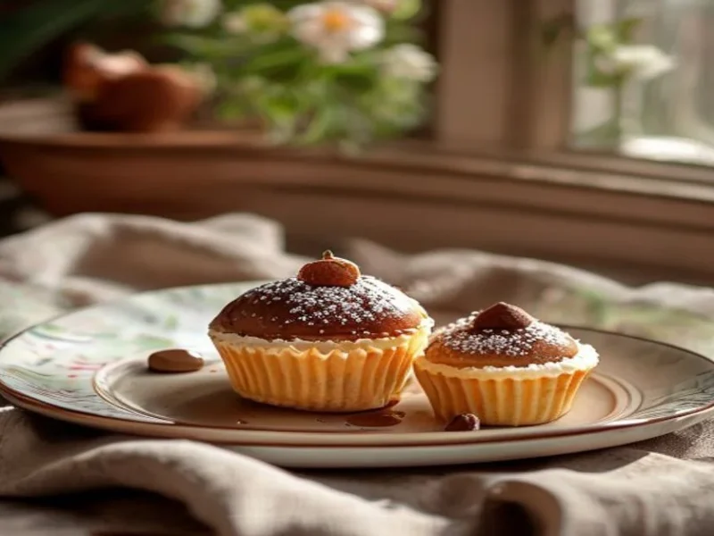 Profiteroles con chocolate — receta de cocina Mediterránea