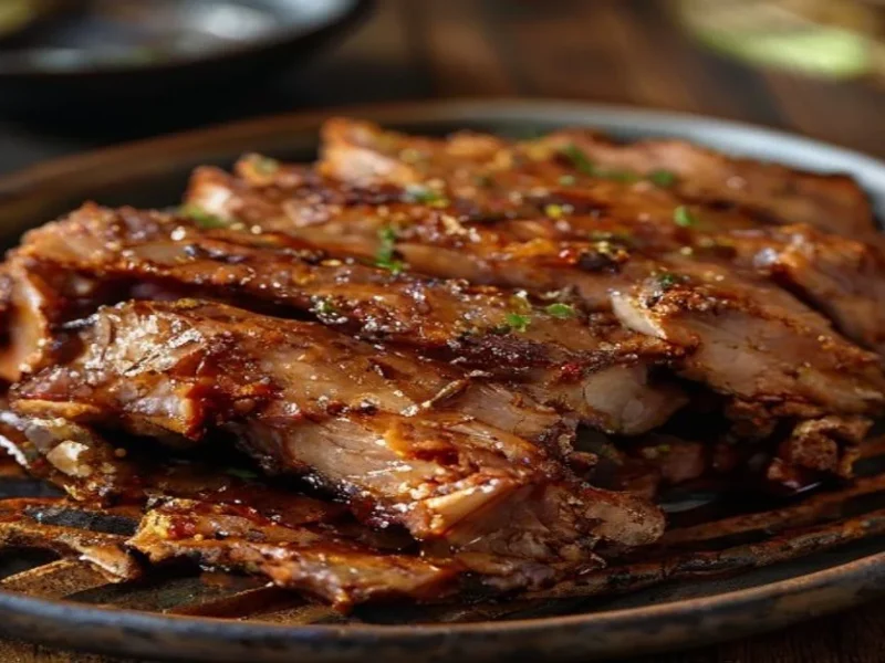 Pulled pork BBQ estilo Carolina — receta de cocina Internacional