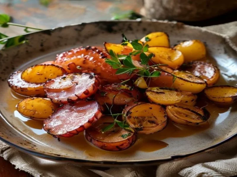 Pulpo a la Gallega — receta de cocina Mediterránea