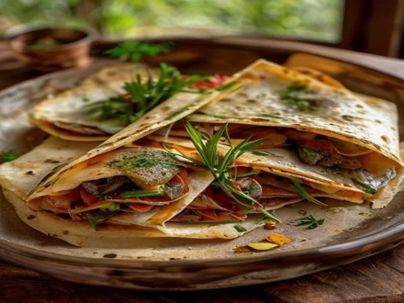Quesadillas de huitlacoche — receta de cocina Mexicana
