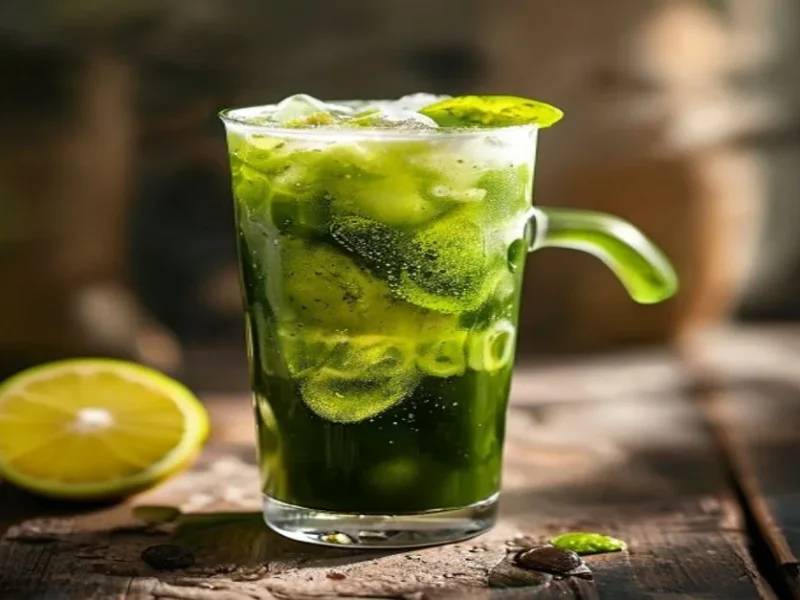 Refresco matcha fresa viral — receta de cocina Japonesa