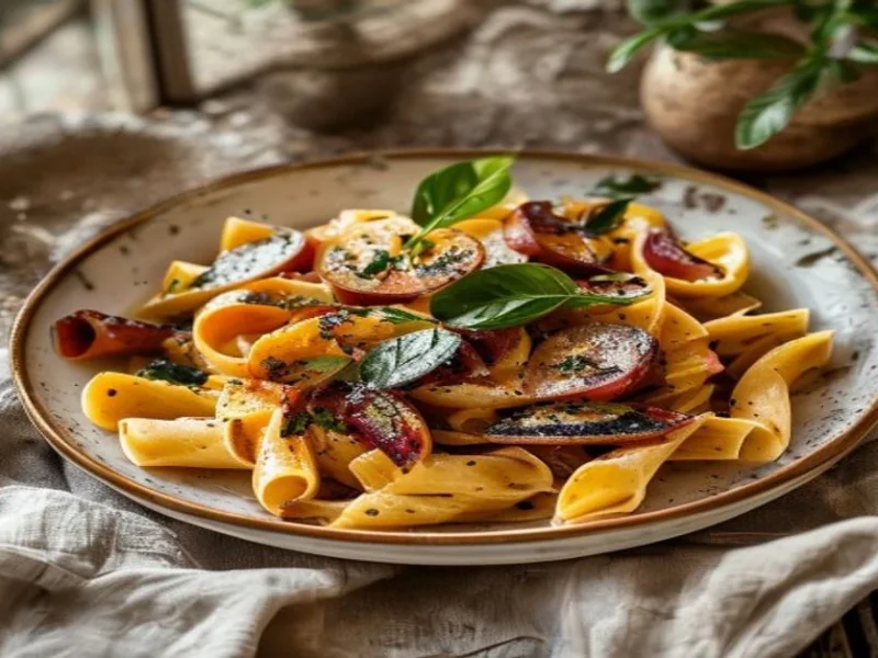 Rigatoni alla Norma — receta de cocina Italian