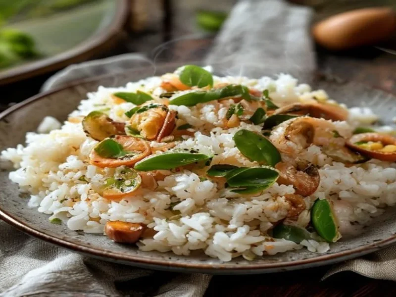 Risotto ai Frutti di Mare — receta de cocina Italian
