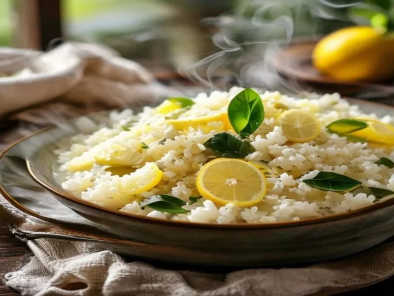 Lemon Risotto — receta de cocina Italian