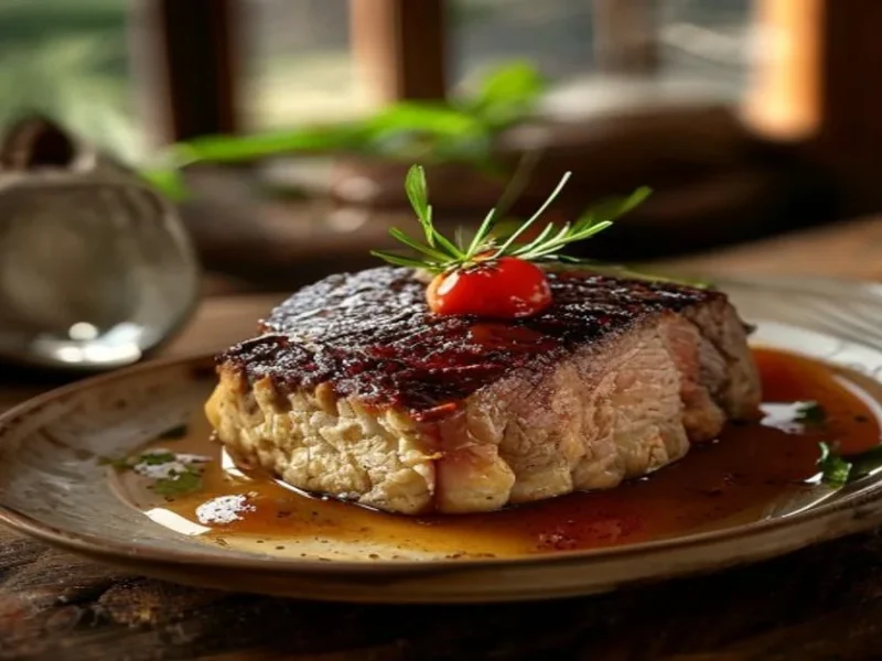 Roast Beef con Yorkshire Pudding — receta de cocina International