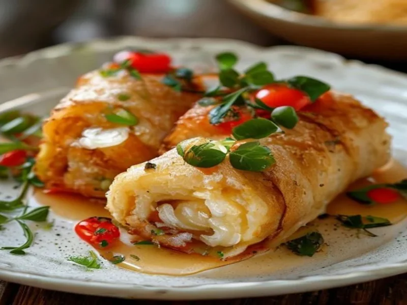 Rollitos de primavera air fryer — receta de cocina Asian