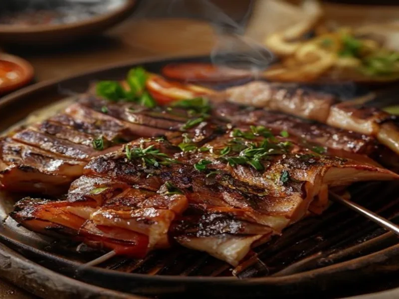 سامجيوبسال مشوي — receta de cocina آسيوية