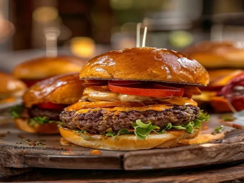 Sliders mini hamburguesas — receta de cocina International