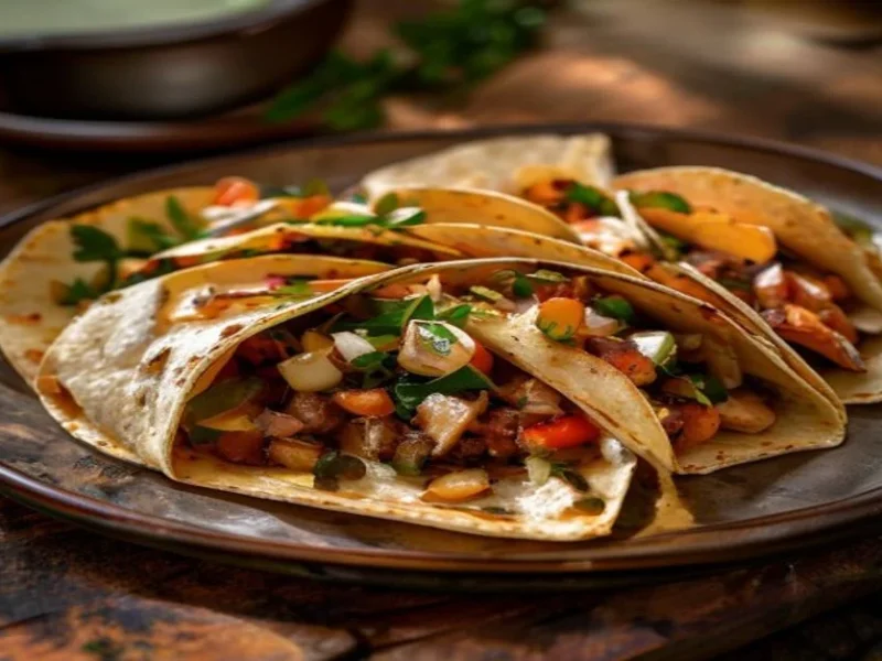 Tacos dorados de pollo — receta de cocina Mexicana