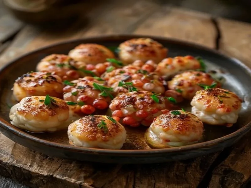 Homemade takoyaki — receta de cocina Japanese