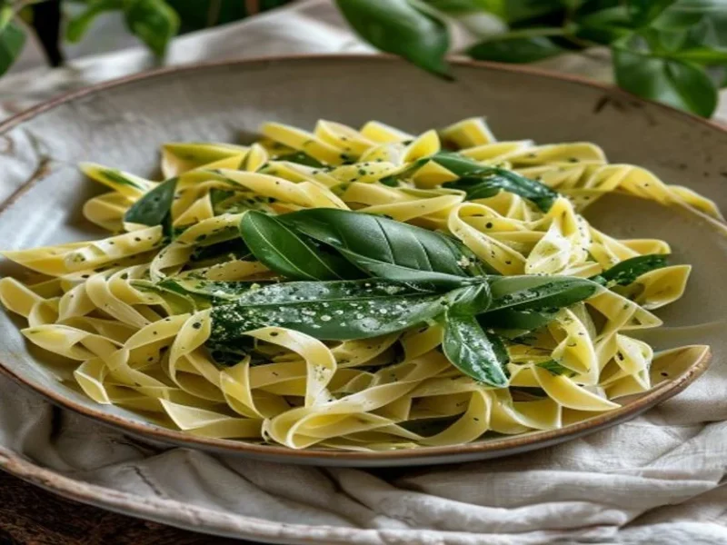 Trofie al Pesto Genovés — receta de cocina Italiana