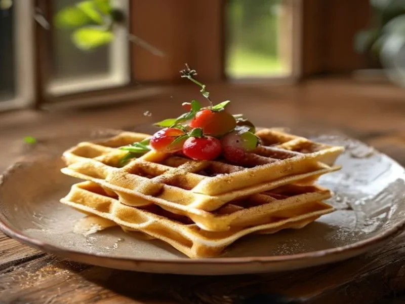 Waffles de Lieja — receta de cocina Internacional