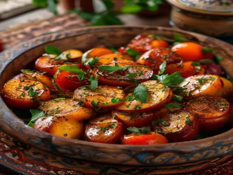 Zaalouk de berenjena marroqui — receta de cocina Marroquí