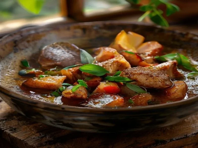 Zarzuela de pescado — receta de cocina Mediterránea